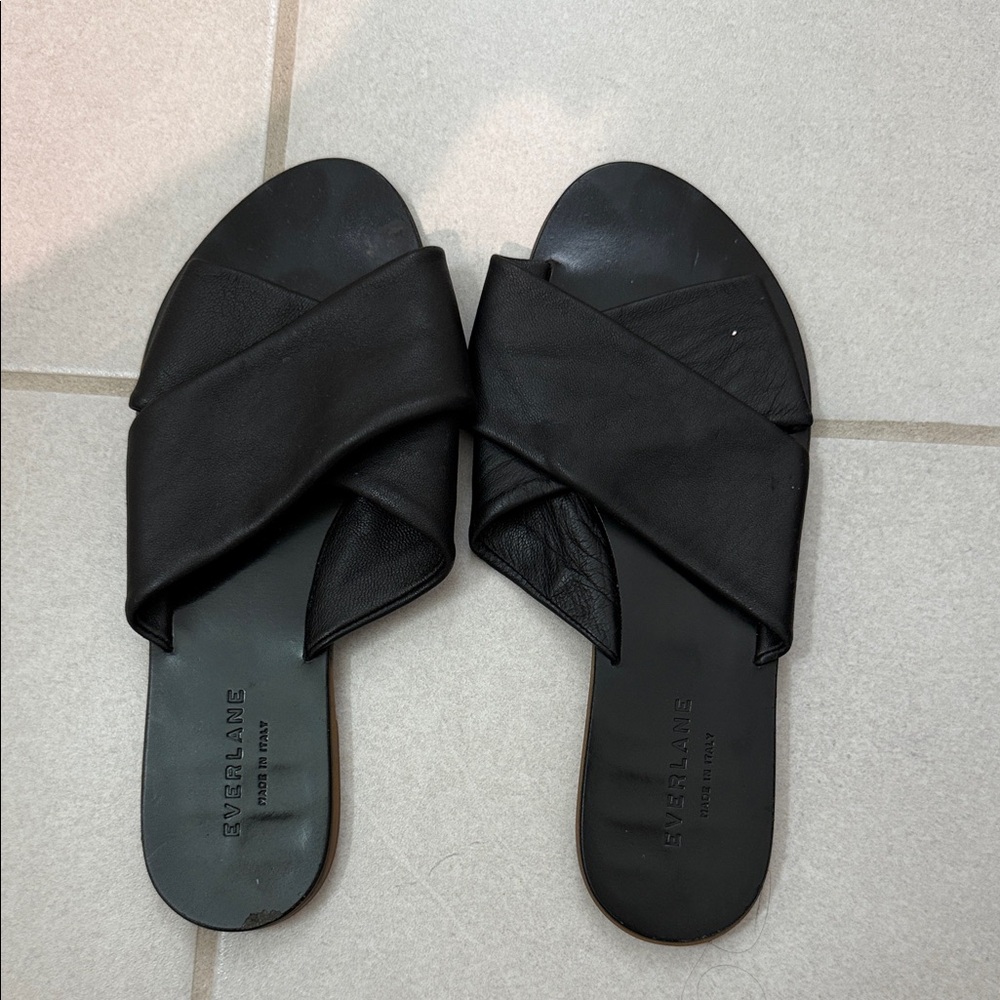 Everlane Women's Elegant Black Sandals